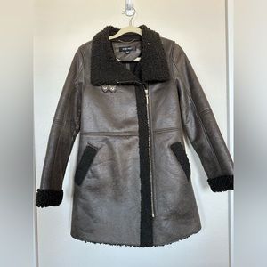 Ellen Tracy | Faux Fur Coat | Brown | XS